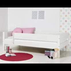 Amon Enkeltseng med sengehest - Sunny Yellow