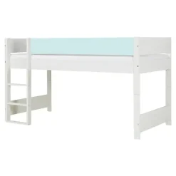 Argos Halvhøjseng med sengehest i Azur Mint