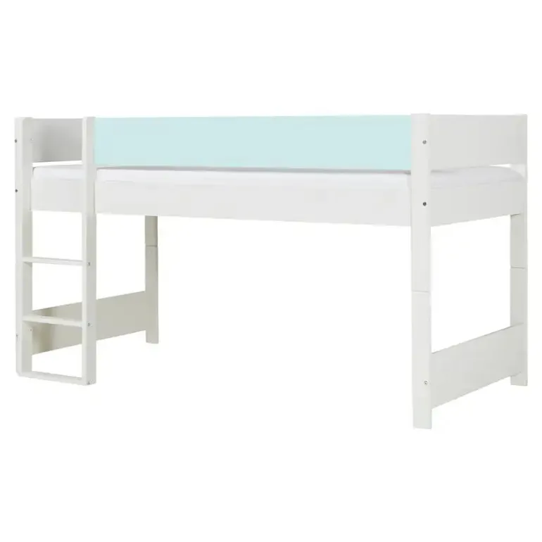 Argos Halvhøjseng med sengehest i Azur Mint