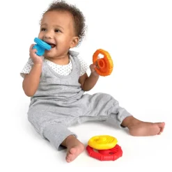 Baby Einstein Stack & Teethe multi - tekstur legesæt med bideringe