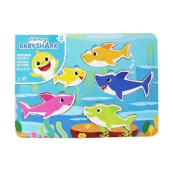 Baby Shark træpuslespil