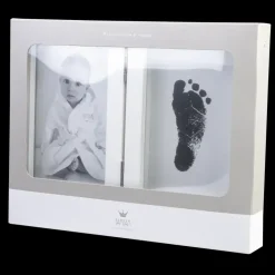 BAMBAM - Billedramme + Blæk Fod/Håndaftryksæt i Gaveæske