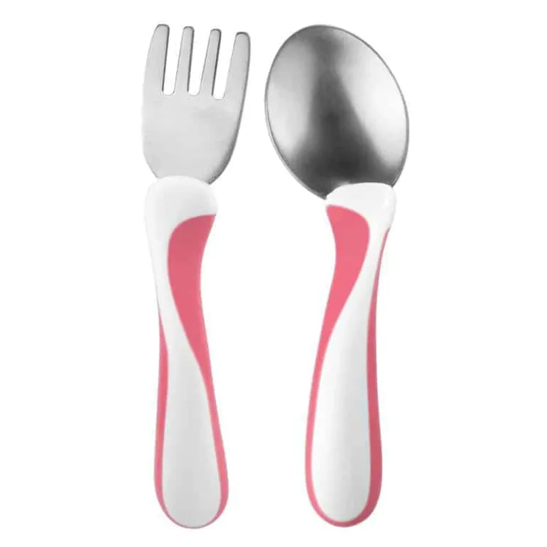 Bambino My first FORK & SPOON cerise