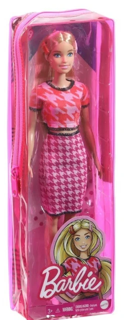 Barbie Fashionista Doll Houndstooth Top