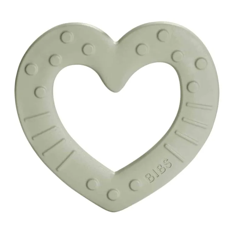 BIBS Baby Bitie Heart Sage