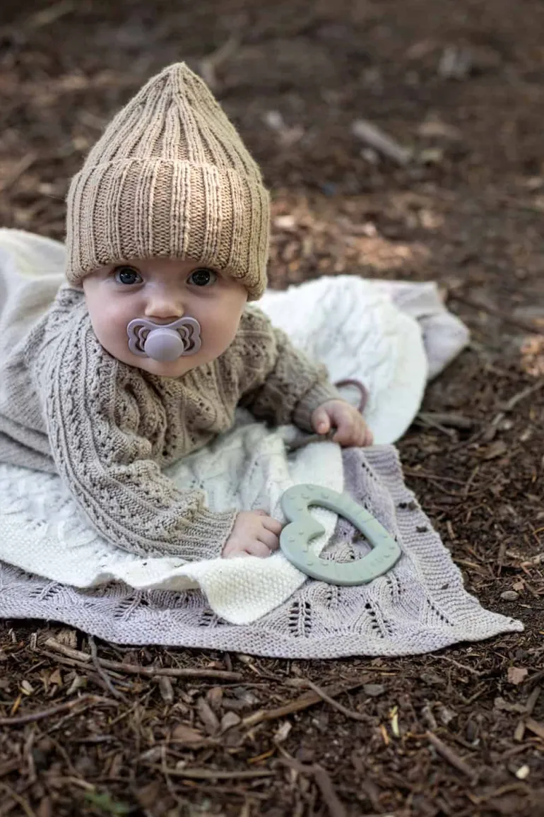 BIBS Baby Bitie Heart Sage