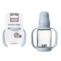 BIBS Baby Bottle Handle Baby Blue