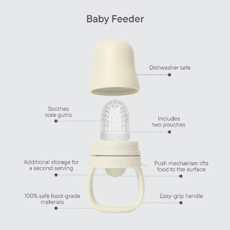 BIBS Baby Feeder Blush