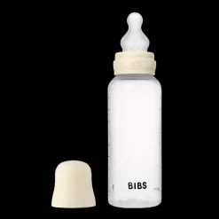 BIBS Baby Flaske Rund Latex 2 pack 270 ml Medium Flow Ivory