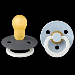 Bibs Colour - str. 2 - Iron GLOW/Baby Blue GLOW