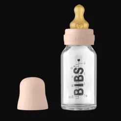 Bibs Glassutteflaske - Latex 110ml Blush