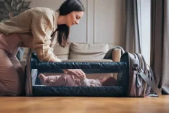 Bizzi Growin POD® Pusletaske og rejseseng - Windsor Grey