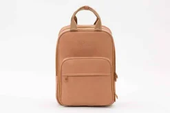 Bizzi Growin RucPOD® Pusletaske og rejseseng - Vegan Leather - Porcini