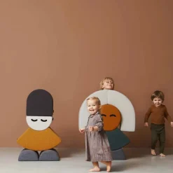 by KlipKlap Mr. Half Circle Face - Beige