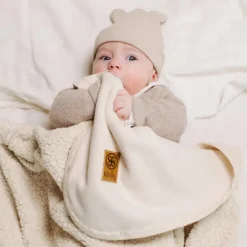 Cloby Teddy Blanket - Grå
