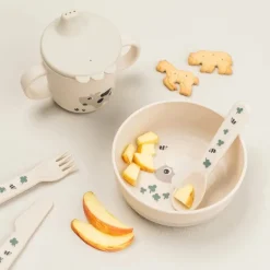 Done By Deer Foodie skål Tiny farm Sand