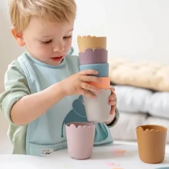 Done by Deer Kiddish mini kop 2 stk. Croco Mustard