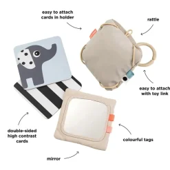 Done By Deer Kontrast Kort - Deer Friends Sand