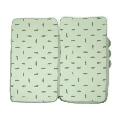 Done by Deer Quiltet børnesovepose Croco Grøn