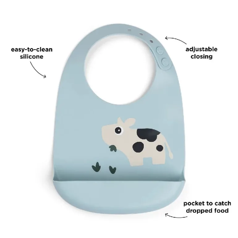 Done By Deer Silikone hagesmæk Dotti Blå