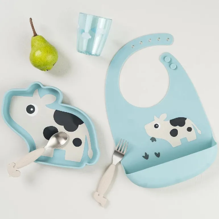 Done By Deer Silikone hagesmæk Dotti Blå