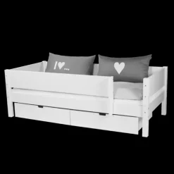 Enkeltseng Mimer med sengehest og skuffer