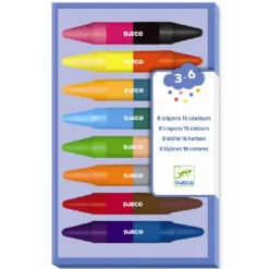 Fedtfarver - 8 dobbelt farver