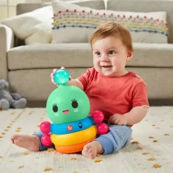 Fisher Price FWY Bop & Wobble Rainbow Worm