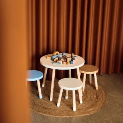 Flexa DOTS bord Ø60x47cm Cream White