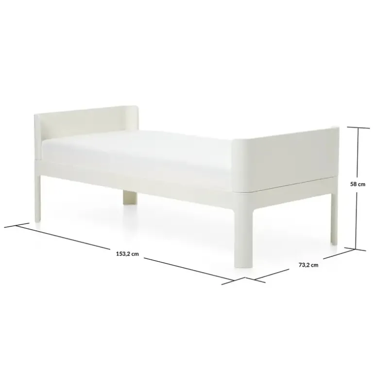 Flexa Nova Junior seng 150x70cm Cream white