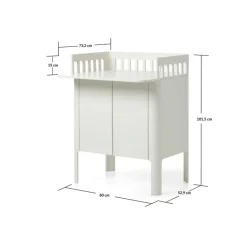 Flexa Nova Puslebord Cream white