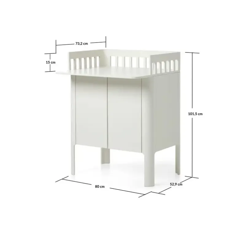 Flexa Nova Puslebord Cream white