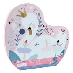 Floss & Rock - Puslespil m. formet motiv & æske 40 brikker - Enchanted