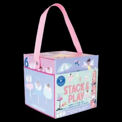 Floss & Rock - Stableklodser pap m. figurer - Ballerina