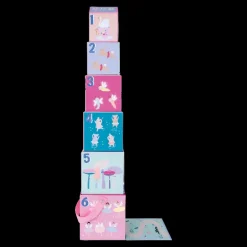 Floss & Rock - Stableklodser pap m. figurer - Ballerina