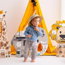 Foxy Family Aktivitetstavle Giraf til gulv