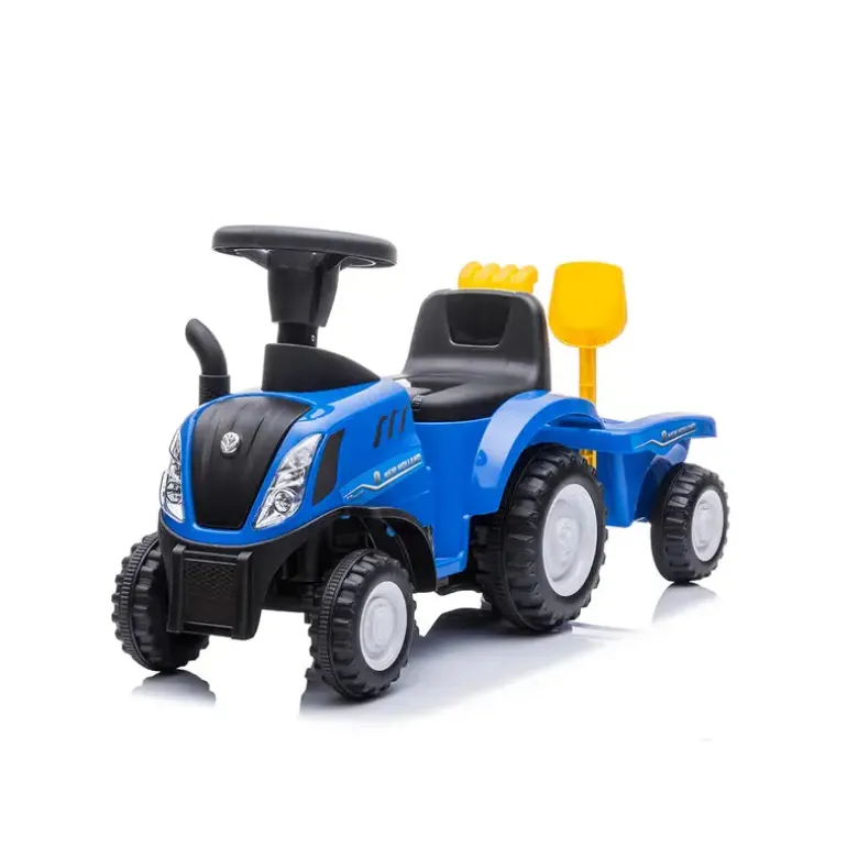 Gåbil New Holland traktor med trailer