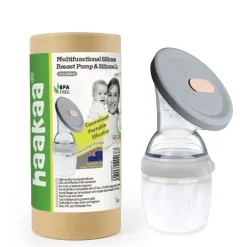 Haakaa Gen. 3 Brystpumpe m. låg - Grå