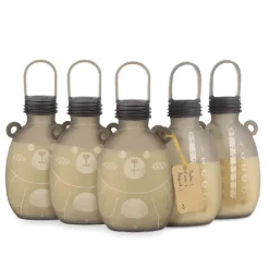 Haakaa Happii Bear Silikoneposer - 5 stk (260ml)