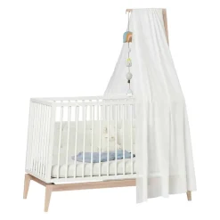 Himmel til Leander Linea™ og Luna™ babyseng - Hvid