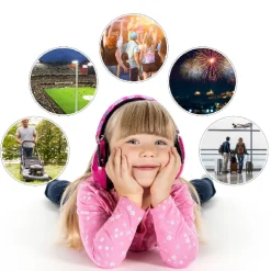 Høreværn til Børn - Lyserød