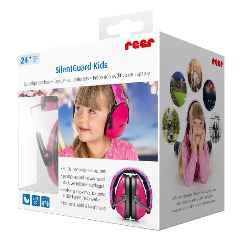 Høreværn til Børn - Lyserød