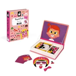 Janod Girl’s Crazy Faces Magnetibook