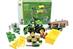 John Deere Traktor m/frontlæsser & anhænger