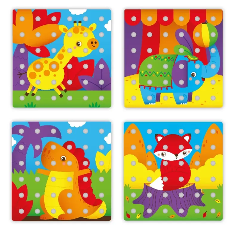 Jumbo Peggy Stiftmosaik (45 dele)