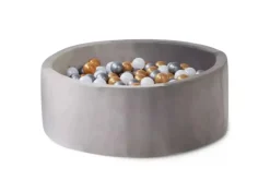 KIDKII Boldbassin 90x30 - grå 150 bolde