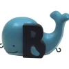 Kids By Friis B bogstav med blåhval til navnetog