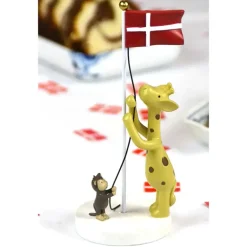 Kids By Friis Bordpynt - giraf og abe 17 cm.