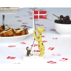 Kids By Friis Bordpynt - giraf og abe 17 cm.