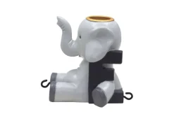 Kids By Friis E bogstav med elefant til navnetog